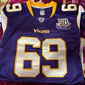 2010 Minnesota Vikings 50th Season Jared Allen jersey Men's 52 XL